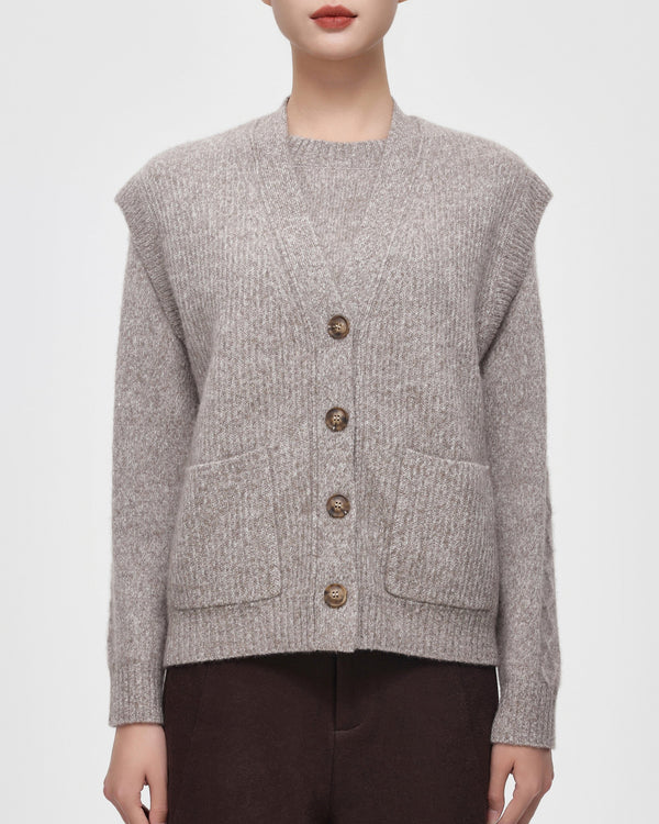 Classic Cashmere V-neck Cardigan